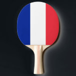 Raquete De Ping Pong Bandeira da França, Tricolor National Flag<br><div class="desc">Bandeira da França, Tricolor National Flag. A bandeira nacional da França é uma bandeira tricolor com três bandas verticais de cor azul (lado do assoalho), branca e vermelha. É conhecido pelos auto-falantes ingleses como o Tricolor francês ou simplesmente o Tricolor. Você pode personalizar o design se preferir, como por exemplo,...</div>