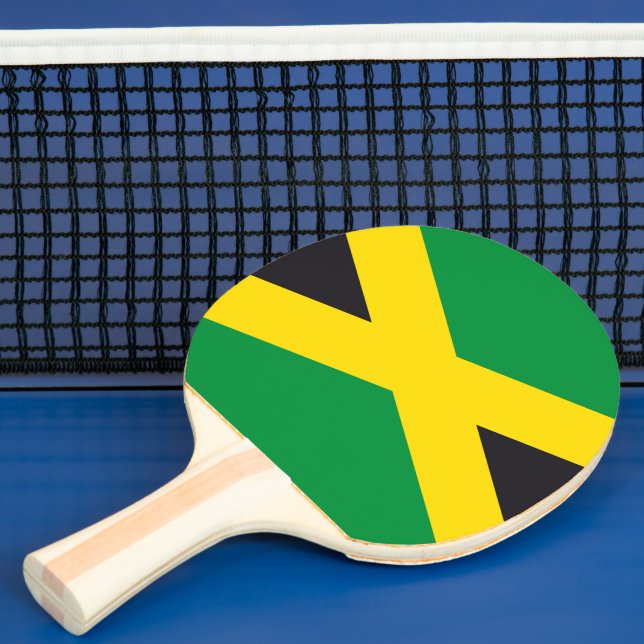 Raquete De Ping Pong bandeira da Jamaica (Insitu)