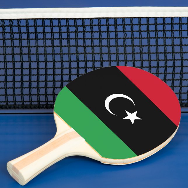 Raquete De Ping Pong Bandeira da Líbia (Insitu)