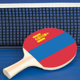 Raquete De Ping Pong Bandeira da Mongólia