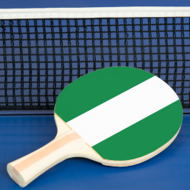Raquete De Ping Pong Bandeira da Nigéria