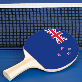 Raquete De Ping Pong Bandeira da Nova Zelândia