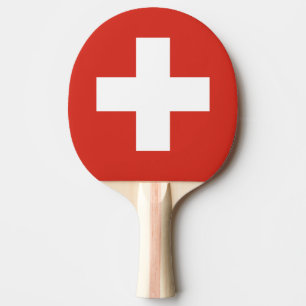 Raquete De Ping Pong Bandeira da pá de Pong do sibilo da suiça