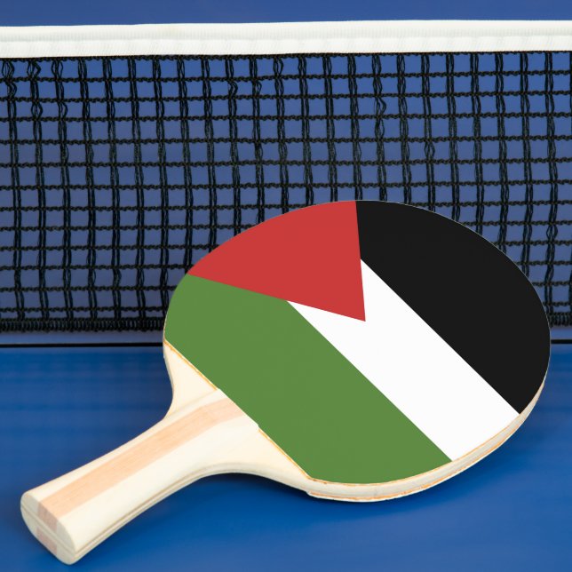 Raquete De Ping Pong bandeira da Palestina (Insitu)