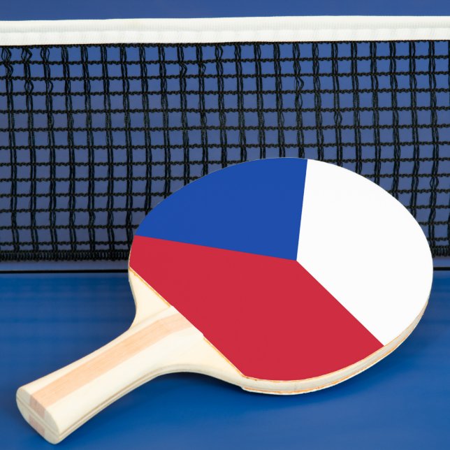Raquete De Ping Pong Bandeira da República Checa (Insitu)