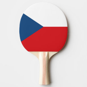 Raquete De Ping Pong Bandeira da República Tcheca