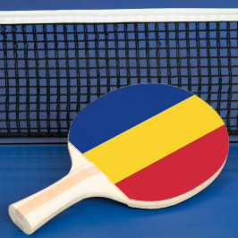 Raquete De Ping Pong Bandeira da Romênia