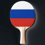 Raquete De Ping Pong Bandeira da Rússia<br><div class="desc">Ping Pong Paddle, sinalizador russo. Você pode adicionar seu próprio texto ou gráficos clicando em "personalizar ainda mais"</div>