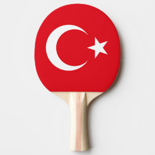 Raquete De Ping Pong Bandeira da Turquia