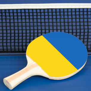 Raquete De Ping Pong Bandeira da Ucrânia