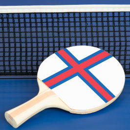 Raquete De Ping Pong Bandeira das Ilhas Faroé