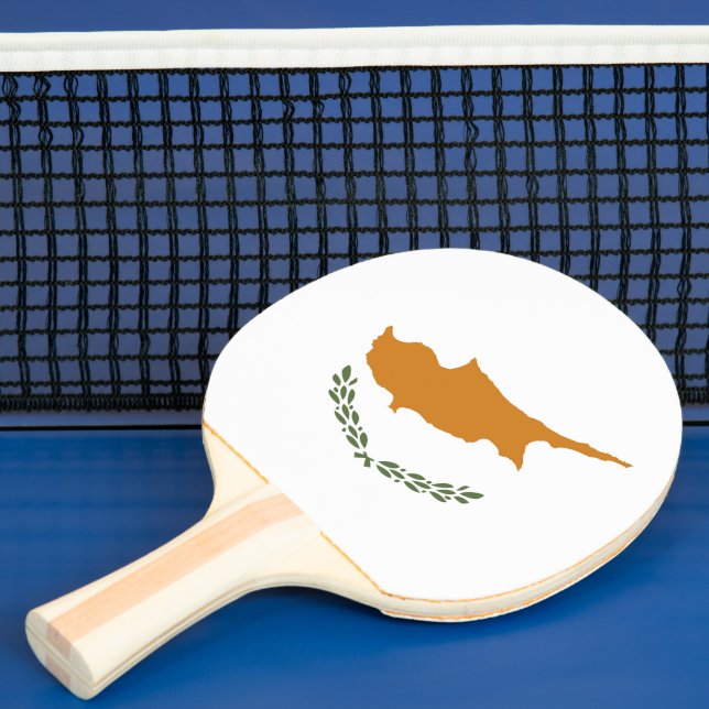 Raquete De Ping Pong Bandeira de Chipre (Insitu)