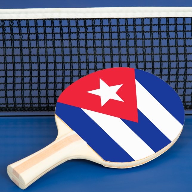 Raquete De Ping Pong Bandeira de Cuba (Insitu)