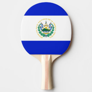 Raquete De Ping Pong Bandeira de El Salvador