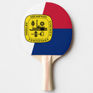 Raquete De Ping Pong Bandeira de Memphis, Tennessee Ping Pong Paddle