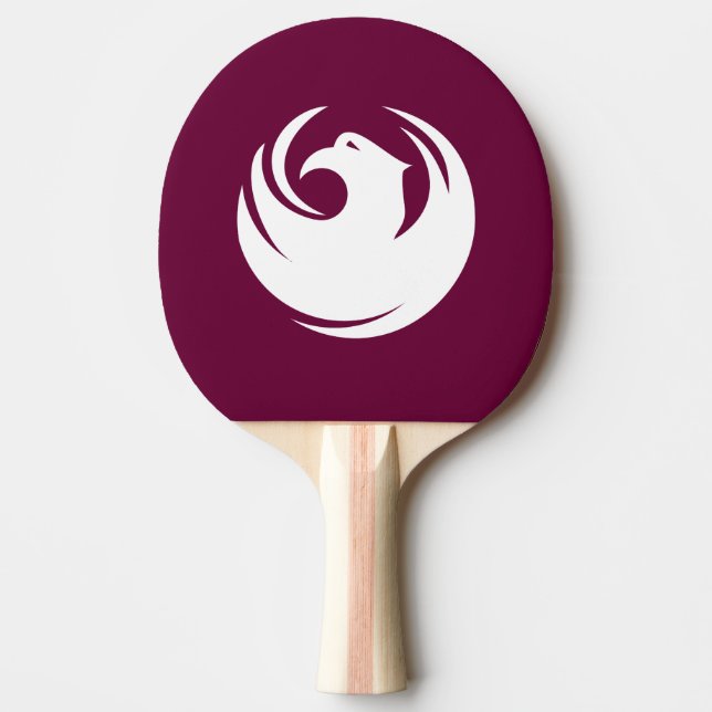 Raquete De Ping Pong Bandeira de Phoenix, Arizona (Frente)