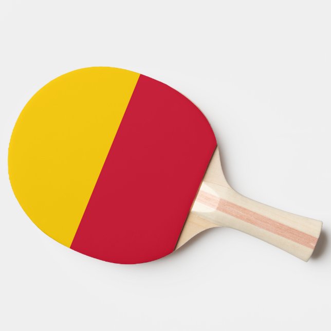 Raquete De Ping Pong Bandeira de Schagen (Lateral)