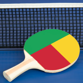 Raquete De Ping Pong Bandeira do Benim