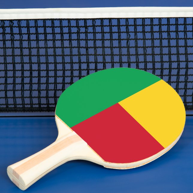 Raquete De Ping Pong Bandeira do Benim (Insitu)