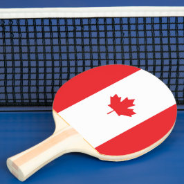 Raquete De Ping Pong Bandeira do Canadá