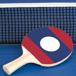 Raquete De Ping Pong Bandeira do Laos