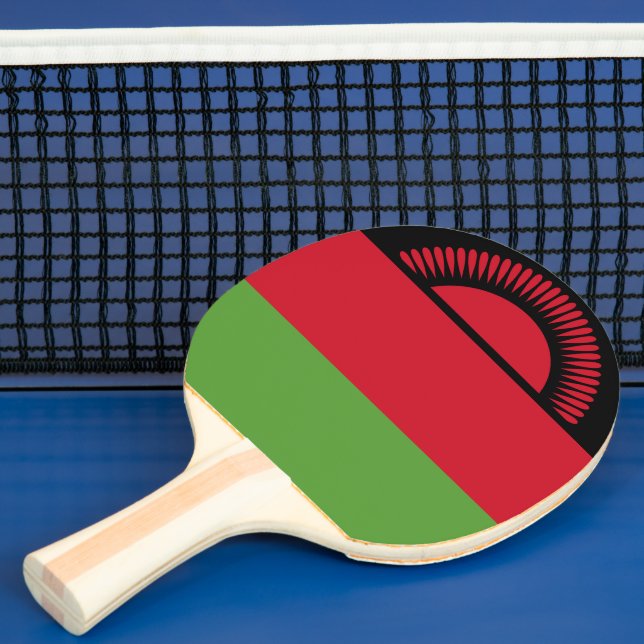 Raquete De Ping Pong Bandeira do Malawi (Insitu)