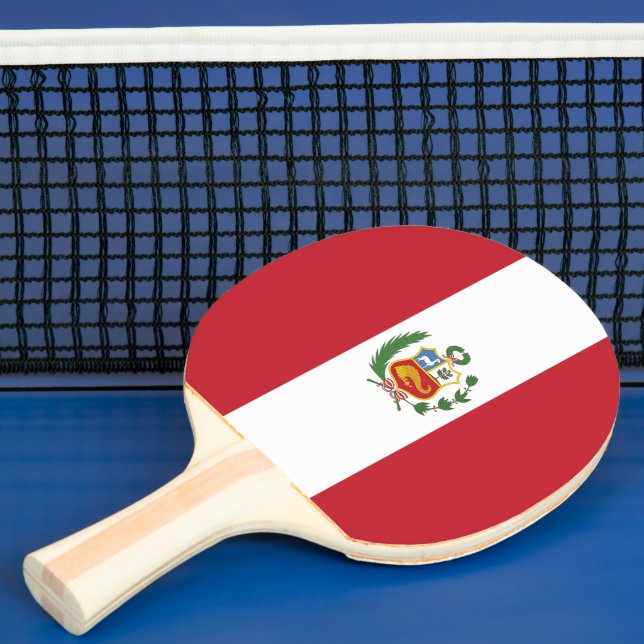 Raquete De Ping Pong Bandeira do Peru (Insitu)