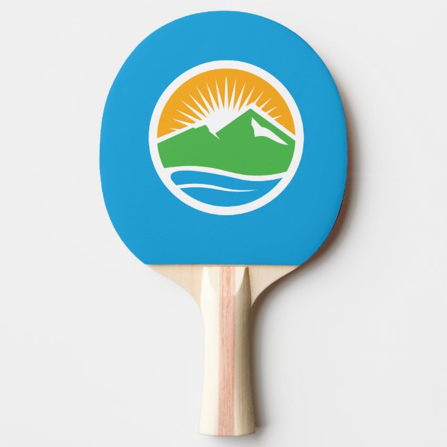 Raquete De Ping Pong Bandeira do Provo, Utah (Frente)