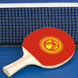 Raquete De Ping Pong Bandeira do Quirguistão