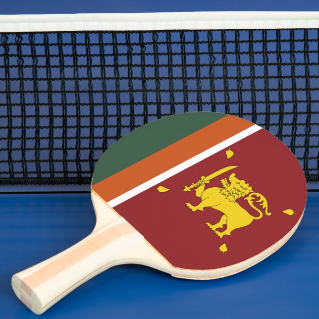 Raquete De Ping Pong Bandeira do Sri Lanka (Insitu)