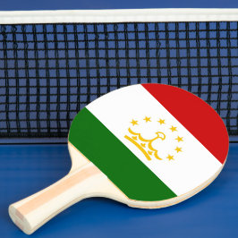 Raquete De Ping Pong Bandeira do Tajiquistão