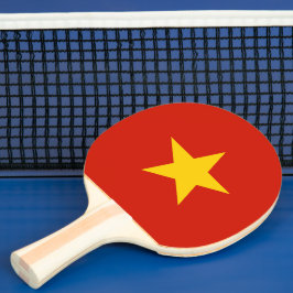 Raquete De Ping Pong bandeira do Vietname