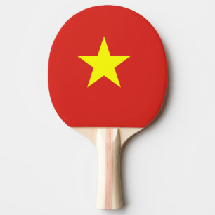 Raquete De Ping Pong bandeira do Vietname