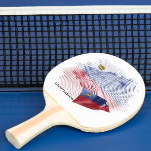 Raquete De Ping Pong Bandeira dos EUA