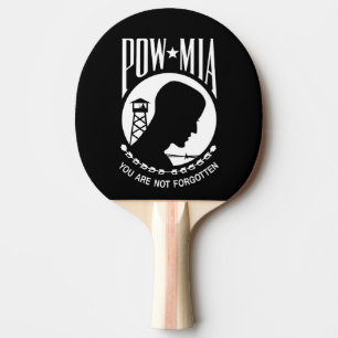Raquete De Ping Pong Bandeira dos POW MIA: Soldados Desaparecidos da Gu