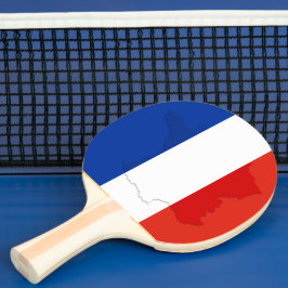 Raquete De Ping Pong bandeira francesa