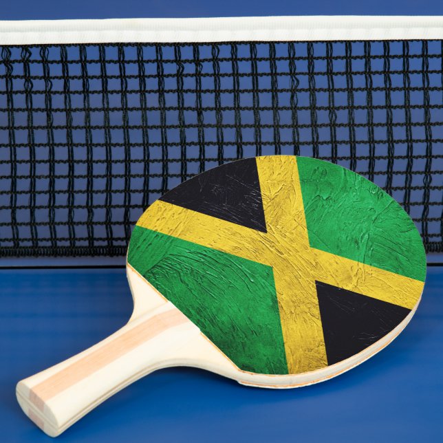 Raquete De Ping Pong Bandeira jamaicana (Insitu)