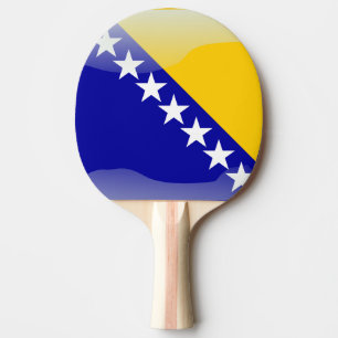 Raquete De Ping Pong Bandeira lustrosa bosniana