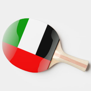 Raquete De Ping Pong Bandeira lustrosa de United Arab Emirates