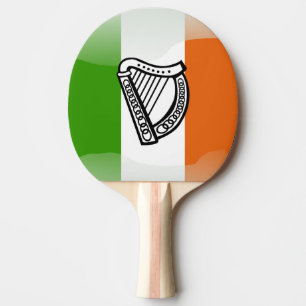 Raquete De Ping Pong Bandeira lustrosa irlandesa