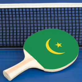 Raquete De Ping Pong Bandeira mauritana