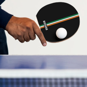 Raquete De Ping Pong Bandeiras personalizadas da Irlanda Patriótica Irl