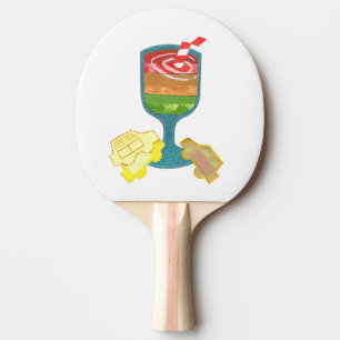 Raquete De Ping Pong Bastão de Pong do sibilo do batido do sinal