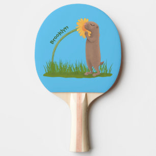 Raquete De Ping Pong BD de cãozinho da pradaria