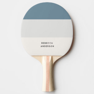 Raquete De Ping Pong Beach Vibe Colorblock Faixa horizontal azul