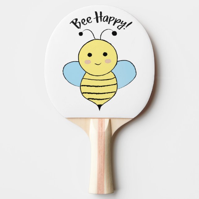 Raquete De Ping Pong Bee Happy (Frente)