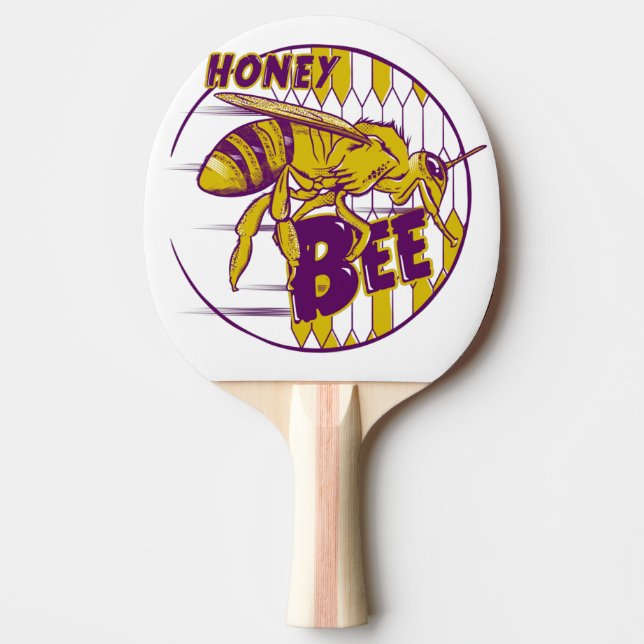 Raquete De Ping Pong Beehive de mel (Frente)
