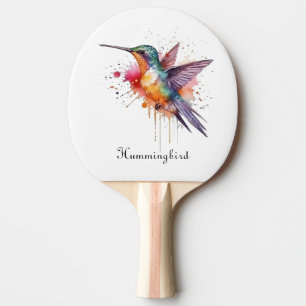 Raquete De Ping Pong Beija-flor exótico em voo