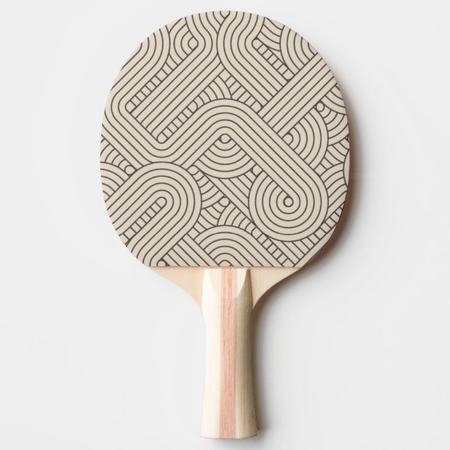Raquete De Ping Pong Beira abstrata (Frente)