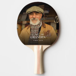 Raquete De Ping Pong Best Ever Grandpa Since 20XX Simple Elegant Photo